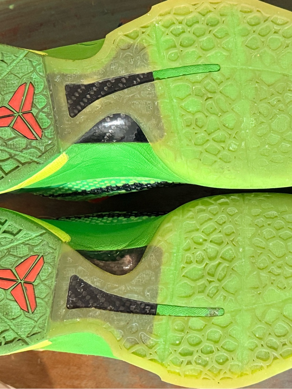 Nike Zoom 2020 Kobe 6 Pronto Grinch Size 7.5 - Picture 9 of 10